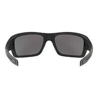 Oakley Turbine Xs Sunglasses- Matte Black with Warm Grey Lenses