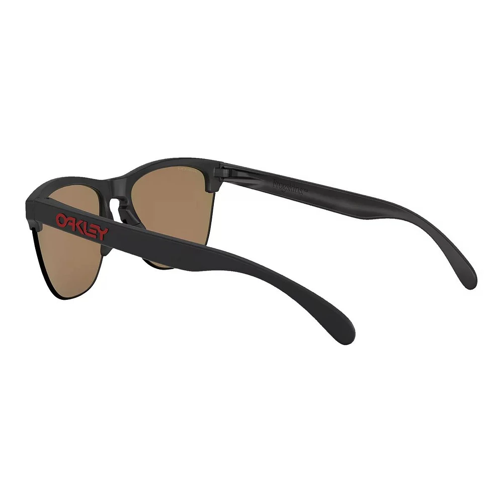 Oakley Frogskins Lite Sunglasses- Matte Black with Prizm Ruby Iridium Lenses