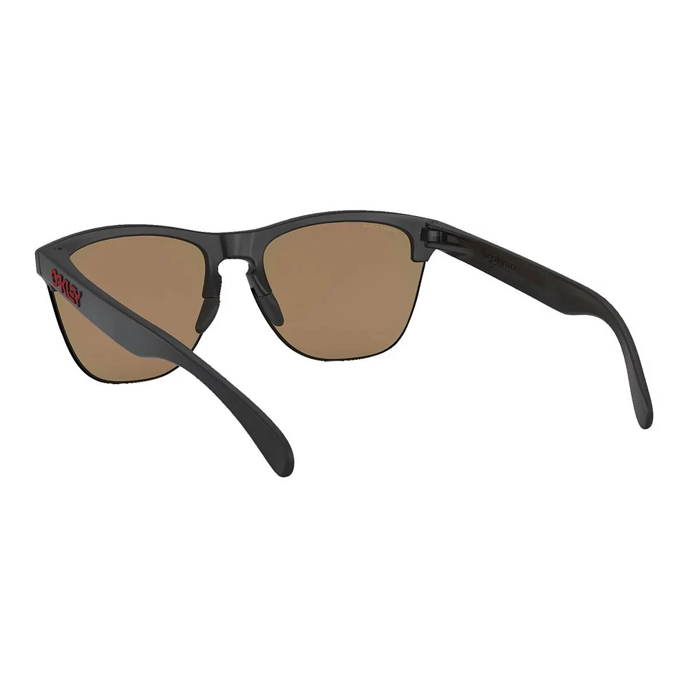 Oakley Frogskins Lite Sunglasses- Matte Black with Prizm Ruby Iridium Lenses