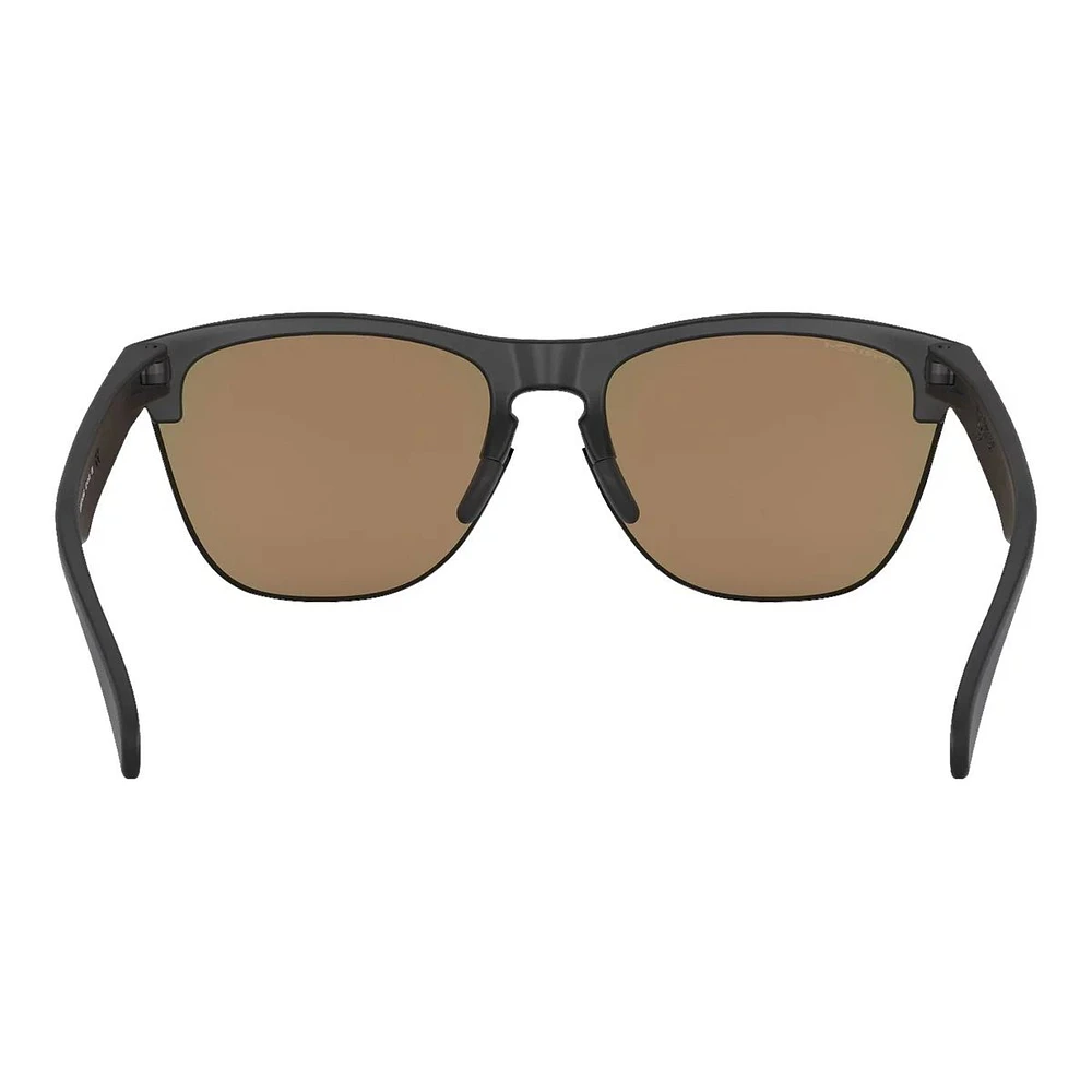 Oakley Frogskins Lite Sunglasses- Matte Black with Prizm Ruby Iridium Lenses