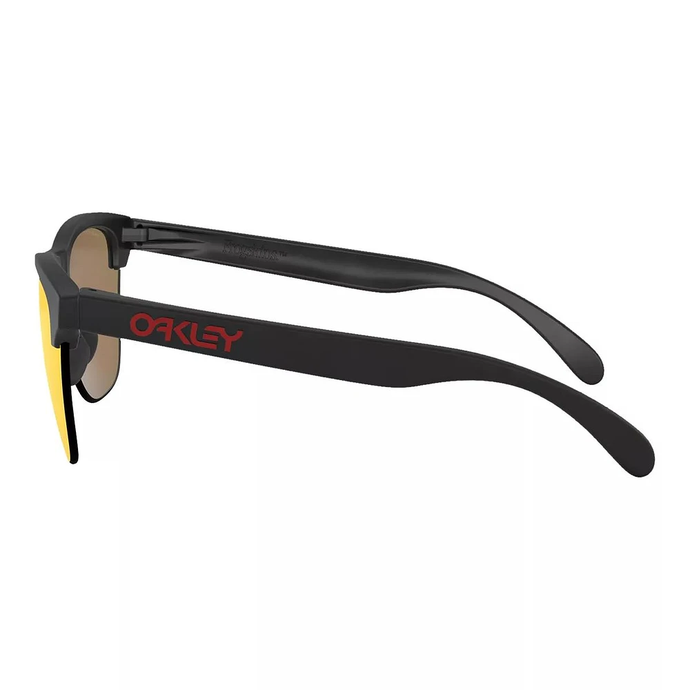 Oakley Frogskins Lite Sunglasses- Matte Black with Prizm Ruby Iridium Lenses