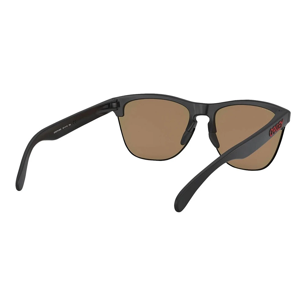 Oakley Frogskins Lite Sunglasses- Matte Black with Prizm Ruby Iridium Lenses