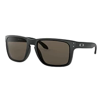 Oakley Holbrook XL Sunglasses - Matte Black with Warm Grey Lenses