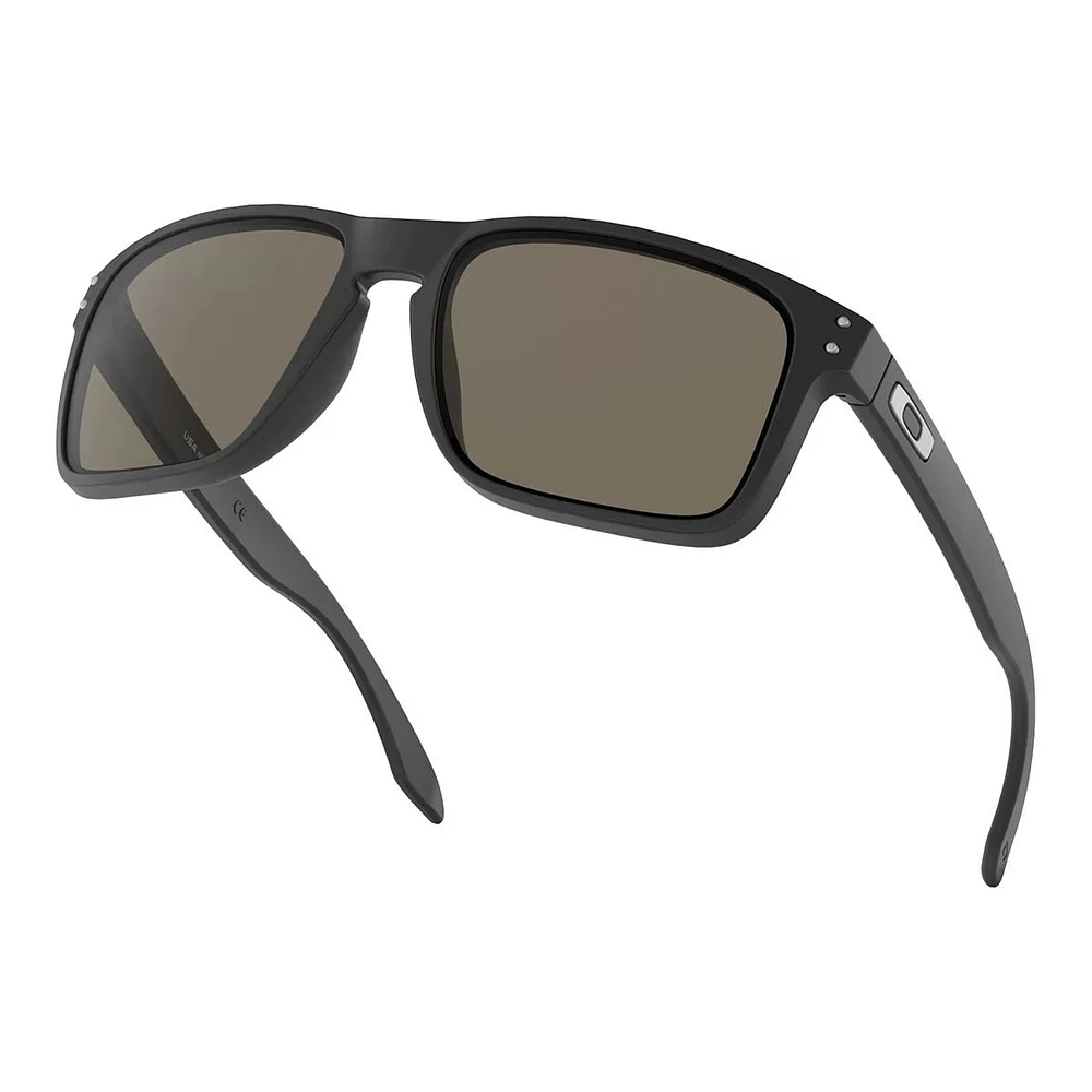 Oakley Holbrook XL Sunglasses - Matte Black with Warm Grey Lenses