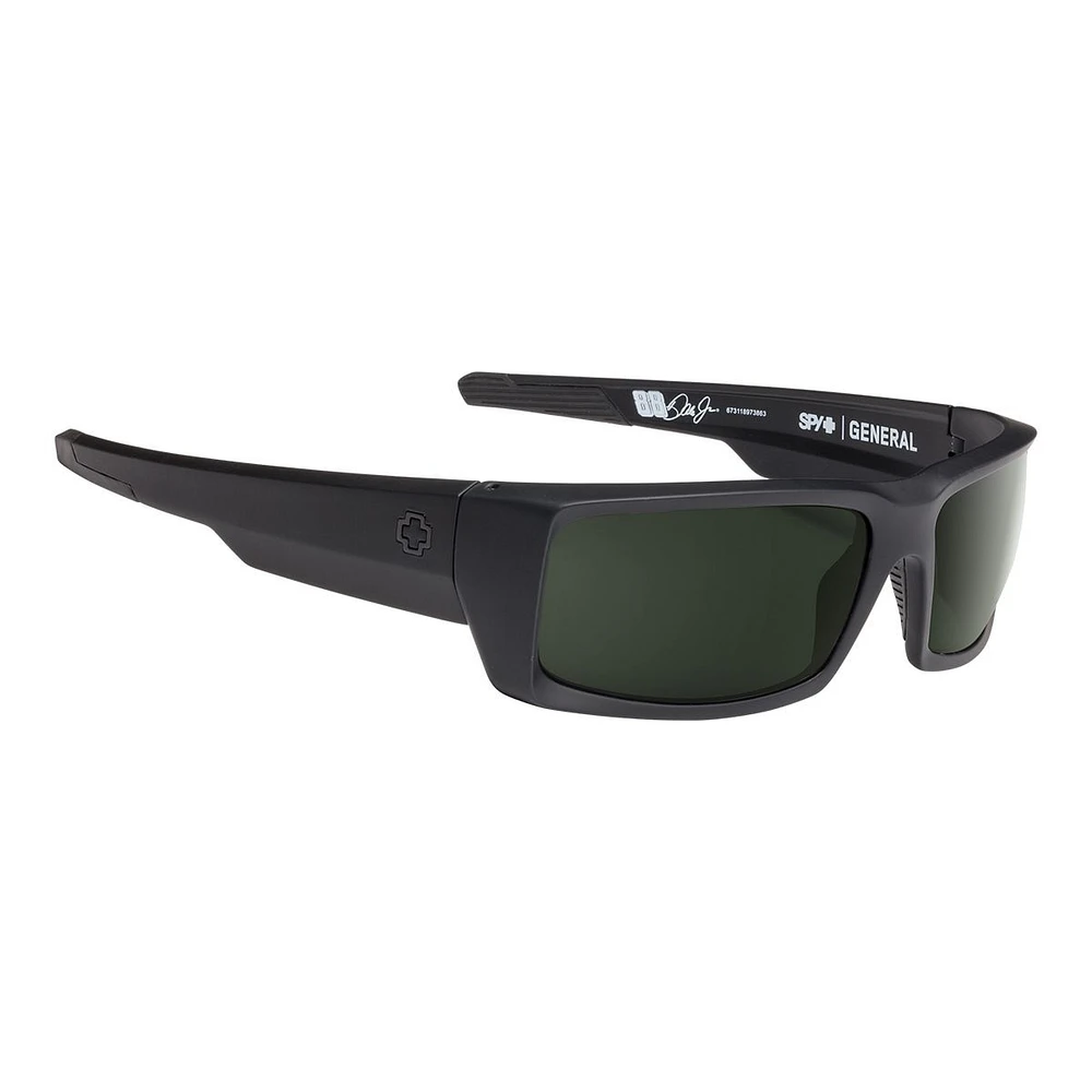 Spy Men's/Women's General Wrap Sunglasses, Polarized