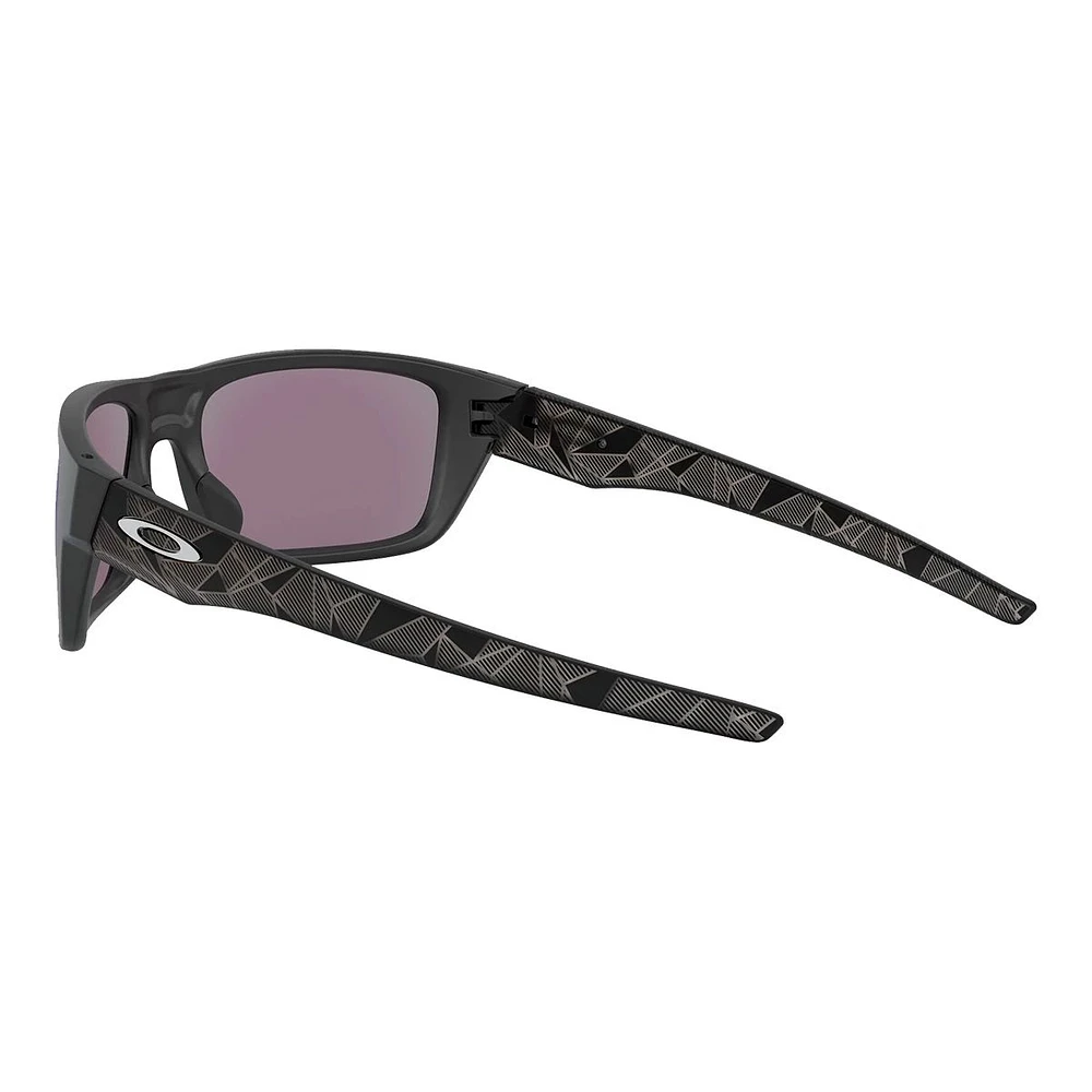 Oakley Men's/Women's Drop Point Rectangular Sunglasses, Polarized