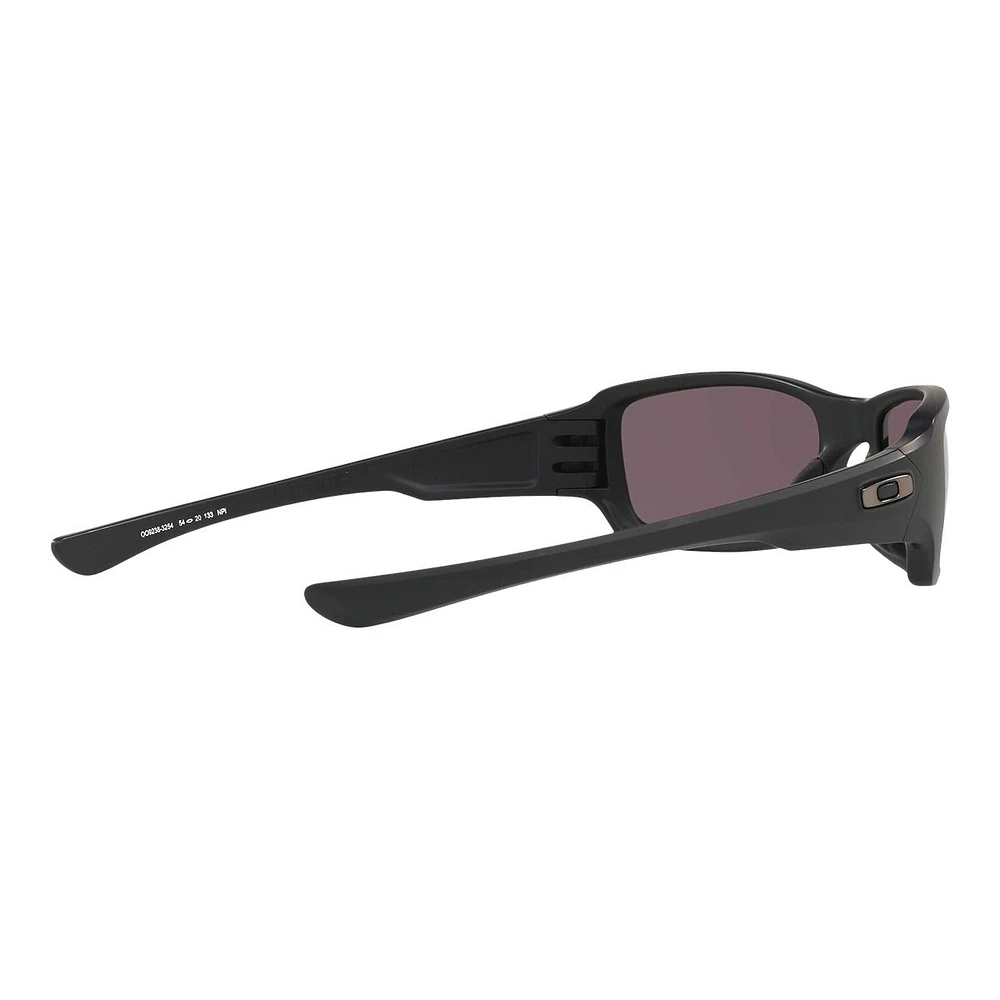 Oakley Men's/Women's Fives Squared Wrap Sunglasses, Polarized