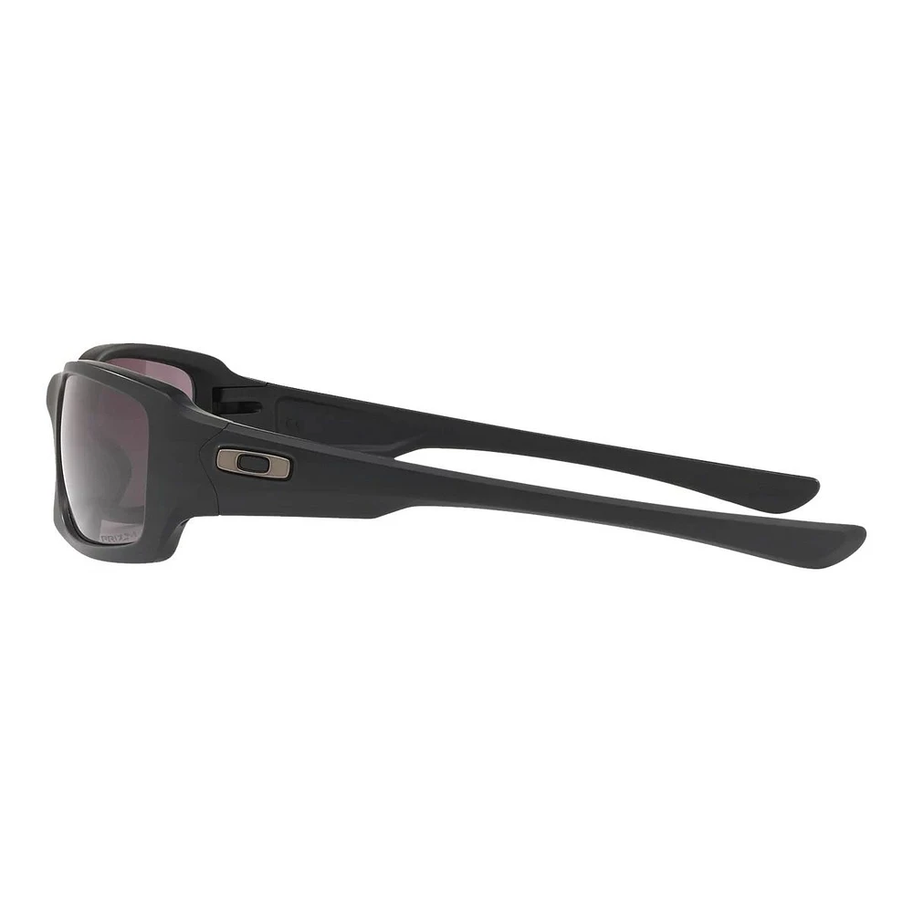 Oakley Men's/Women's Fives Squared Wrap Sunglasses, Polarized