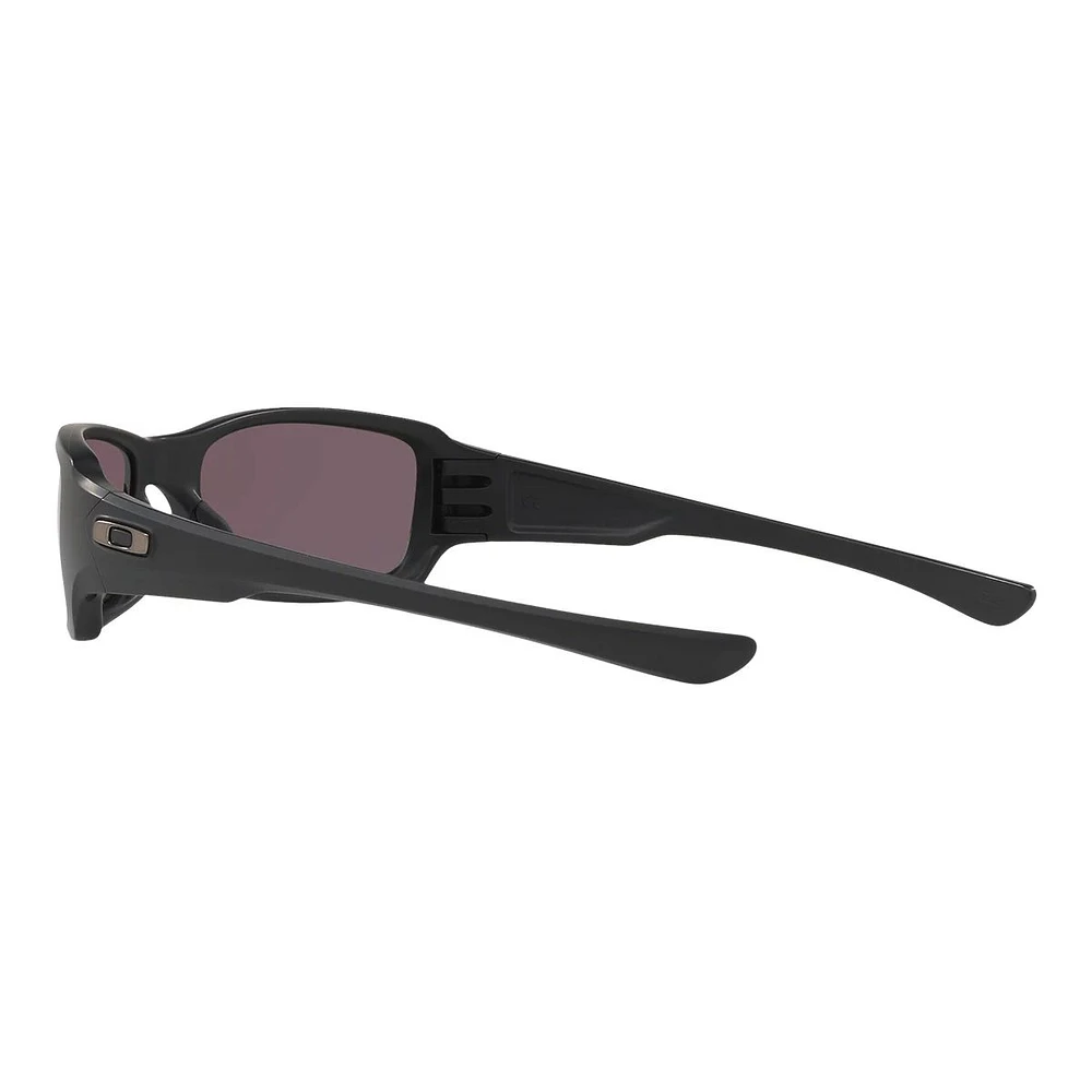 Oakley Men's/Women's Fives Squared Wrap Sunglasses, Polarized