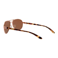 Oakley Women's Tie Breaker Aviator Sunglasses, Polarized