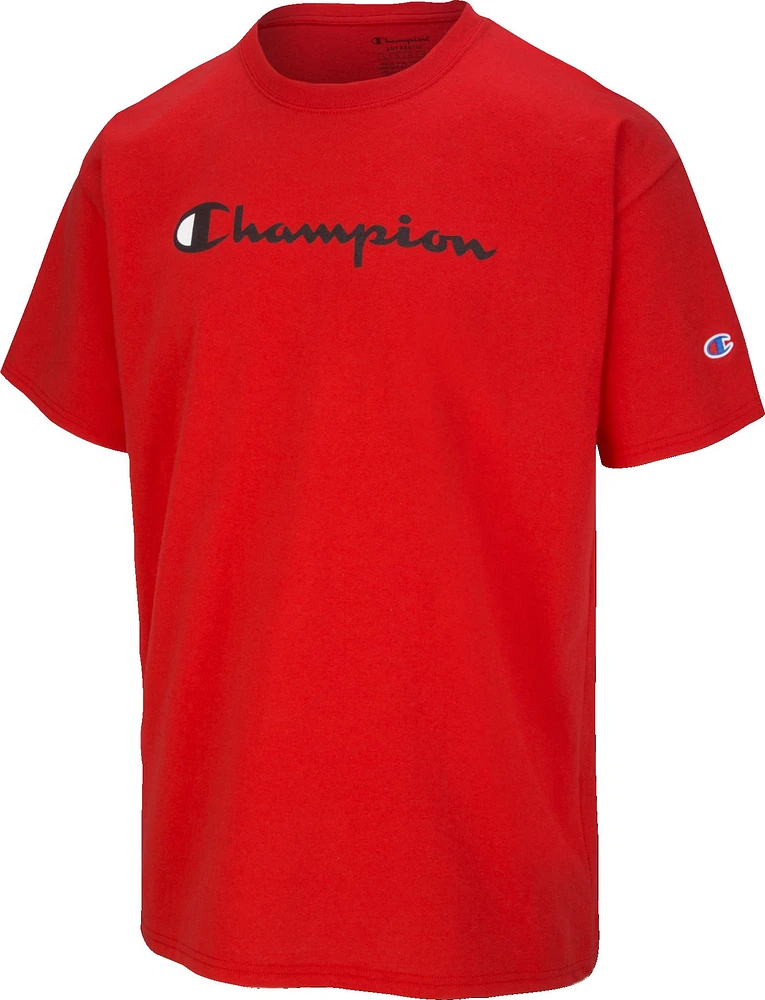 Champion Men's Classic Jersey Screen Print T-Shirt