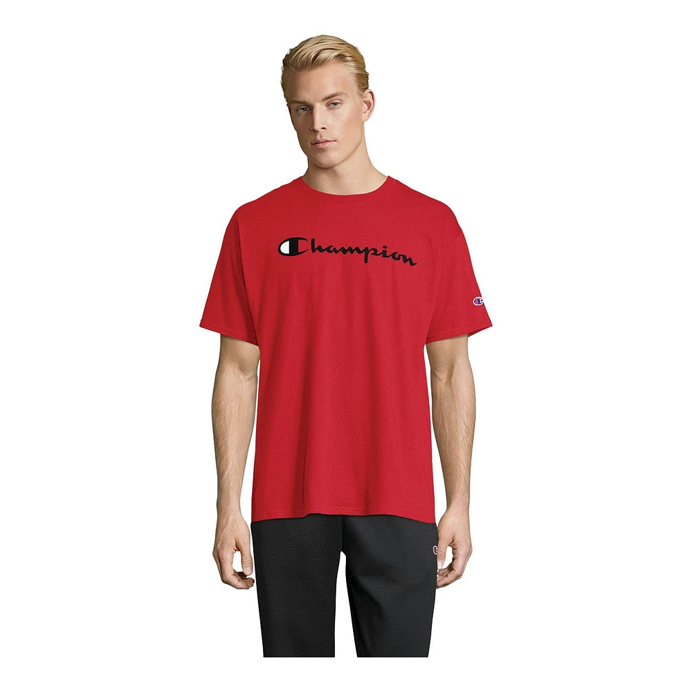 Champion Men's Classic Jersey Screen Print T-Shirt