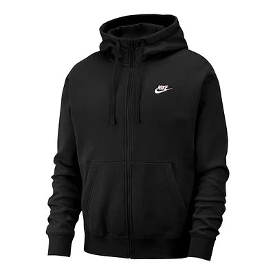 Nike Sportswear Men's Club BB Hoodie, Full Zip, Drawstring