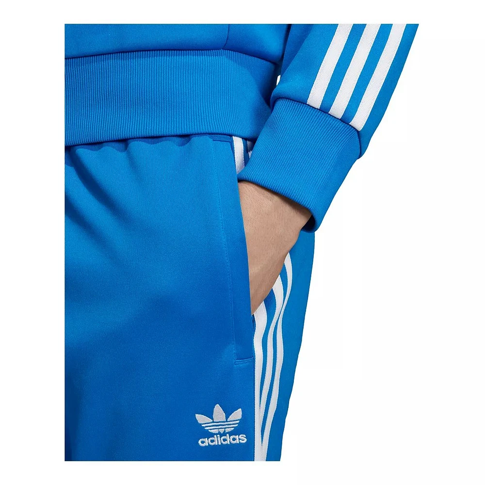 adidas Men's Superstar Track Sweatpants, Fleece, Workout, Tapered, Cuffed