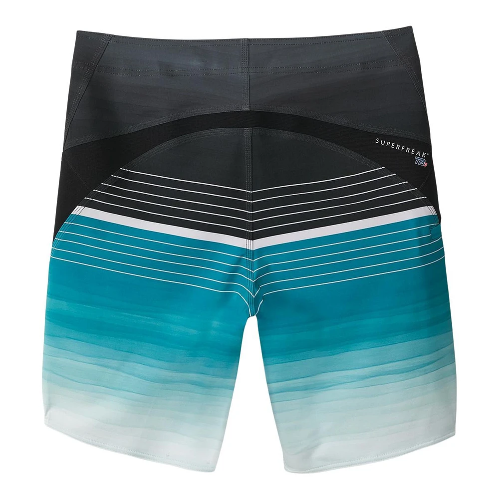 O'Neill Men's Superfreak Backwash Swim Boardshorts, 20", Quick-Dry