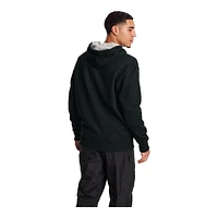 Champion Men's Powerblend Graphic Hoodie, Pullover, Fleece, Loose Fit, Drawstring