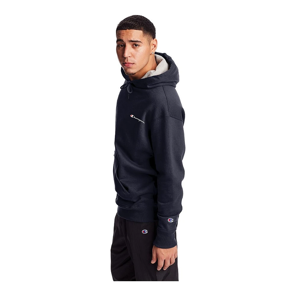 Champion Men's Powerblend Graphic Hoodie, Pullover, Fleece, Drawstring