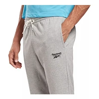 Reebok Men's Identity Training Elements Track Pants, Cotton, Workout, Tapered