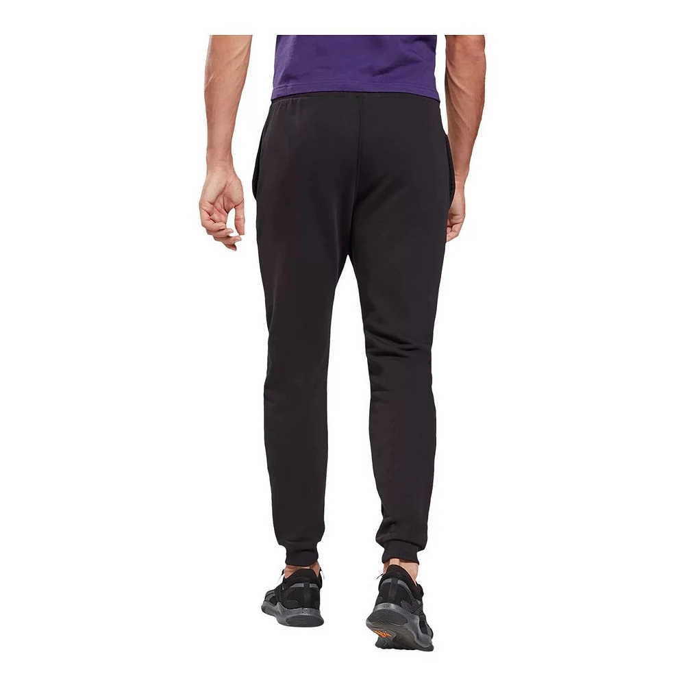 Reebok Men's Identity Training Elements Track Pants, Cotton, Workout, Tapered