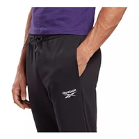 Reebok Men's Identity Training Elements Track Pants, Cotton, Workout, Tapered