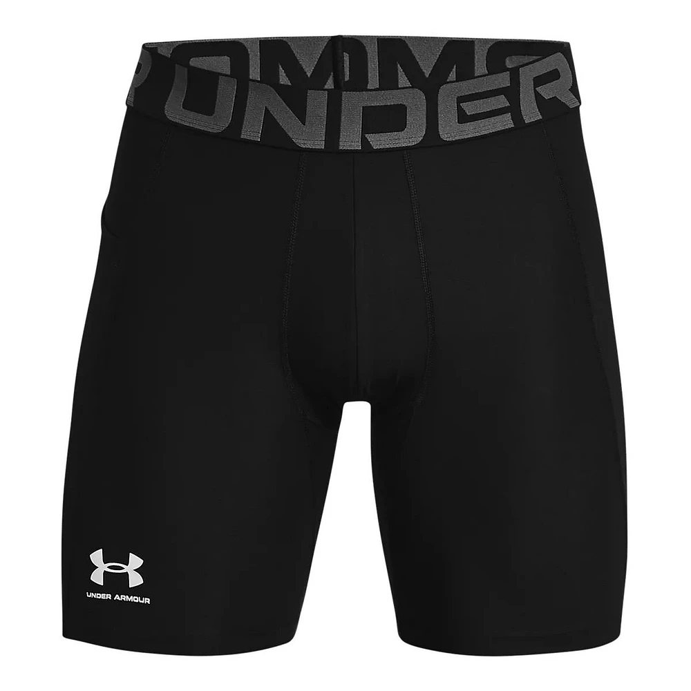 Under Armour Men's HeatGear® 6" Shorts, Tight Fit, Gym, Elastic