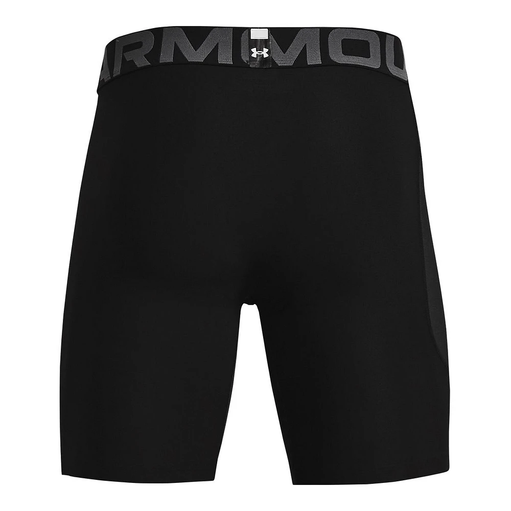 Under Armour Men's HeatGear® 6" Shorts, Tight Fit, Gym, Elastic