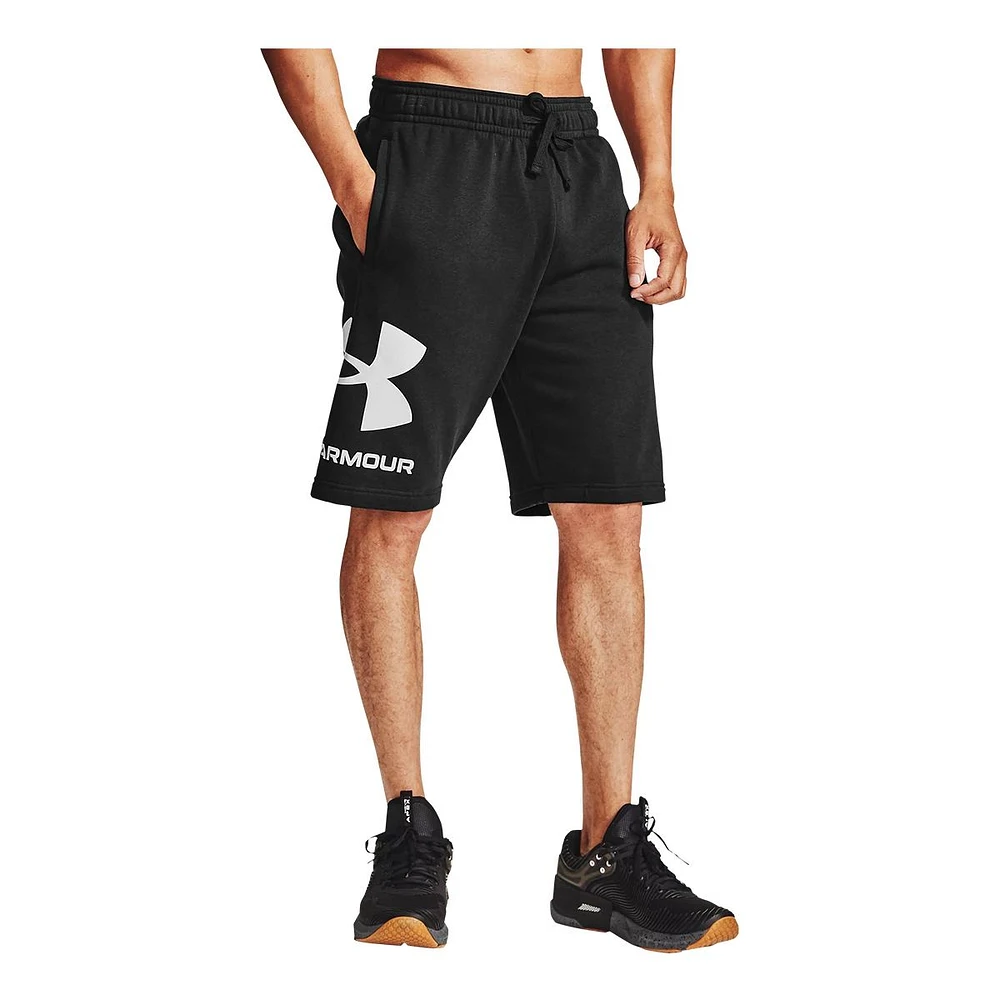 Under Armour Men's Rival Fleece 10-in Shorts, Loose Fit