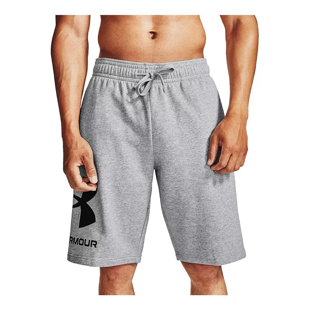 Under Armour Men's Rival Fleece 10-in Shorts, Loose Fit