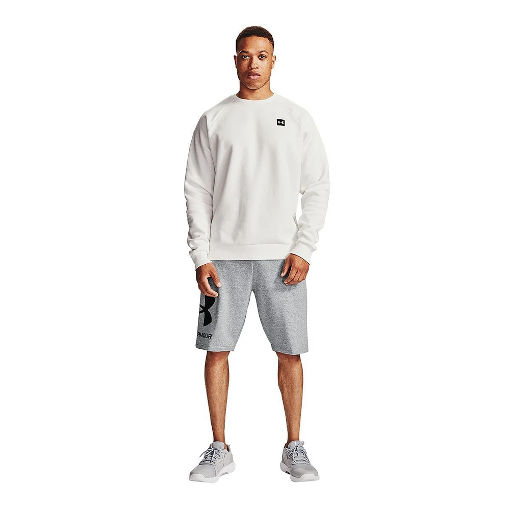 Under Armour Men's Rival Fleece 10-in Shorts, Loose Fit