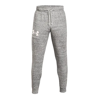 Under Armour Men's Rival Terry Sweatpants, Cotton, Tapered, Joggers