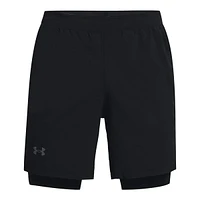 Under Armour Men's Launch Sportswear 2-in-1 7-in Shorts