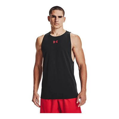 Under Armour Men's Baseline Cotton Tank Top, Lightweight, Sleeveless