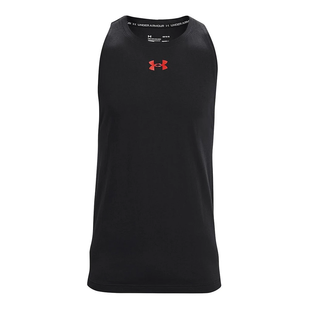 Under Armour Men's Baseline Cotton Tank Top, Lightweight, Sleeveless