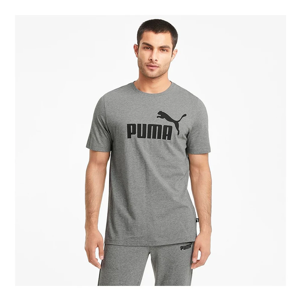 PUMA Men's Essential Big Logo T Shirt