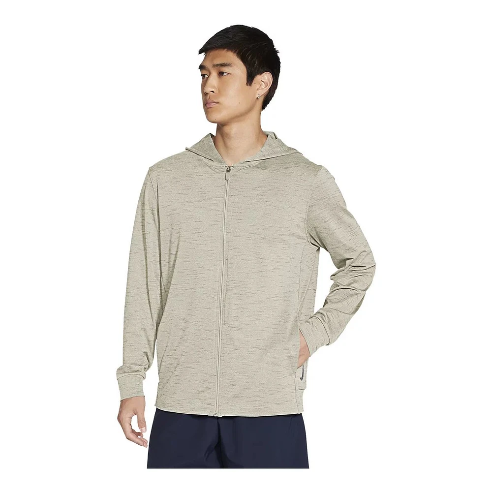 Nike Men's Hyper Dri-FIT Full Zip Yoga Hoodie, Moisture-Wicking