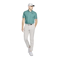 Nike Golf Men's Victory Solid Short Sleeve Button Down Polo T Shirt, Relaxed Fit