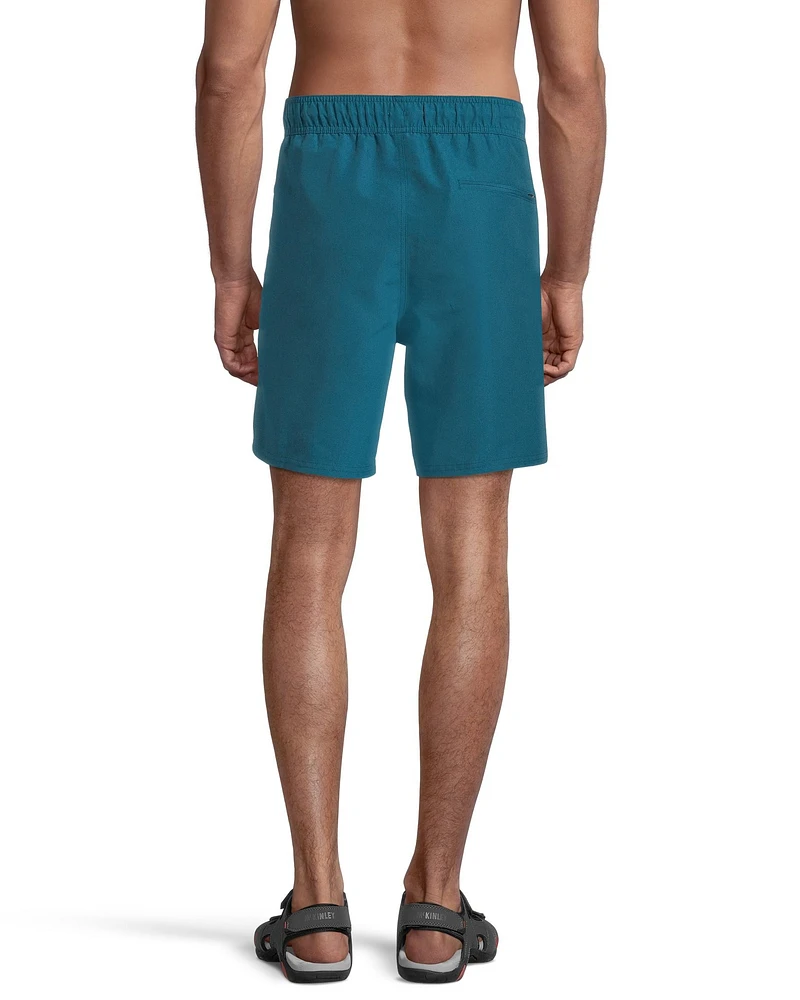 Ripzone Men's Surge Swim Volley Shorts, 18", Quick-Dry, UPF 40