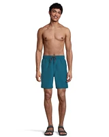 Ripzone Men's Surge Swim Volley Shorts, 18", Quick-Dry, UPF 40