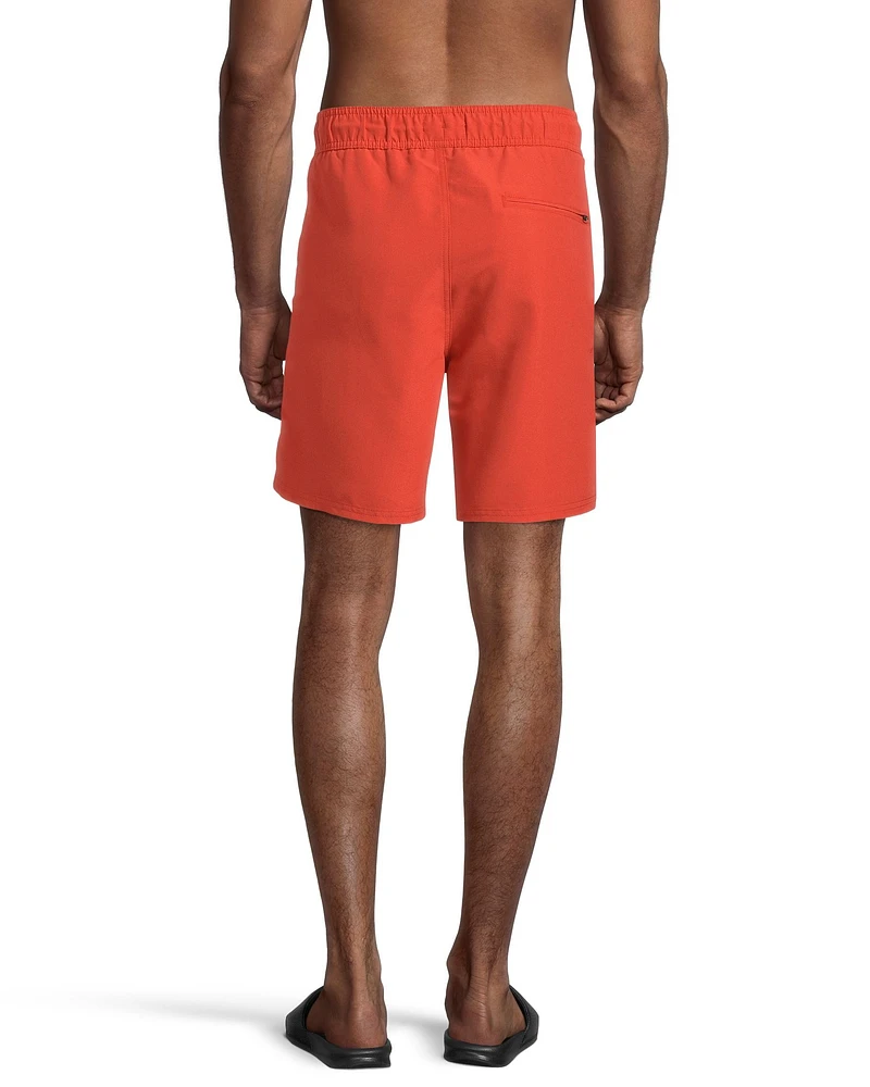 Ripzone Men's Surge Swim Volley Shorts, 18", Quick-Dry, UPF 40