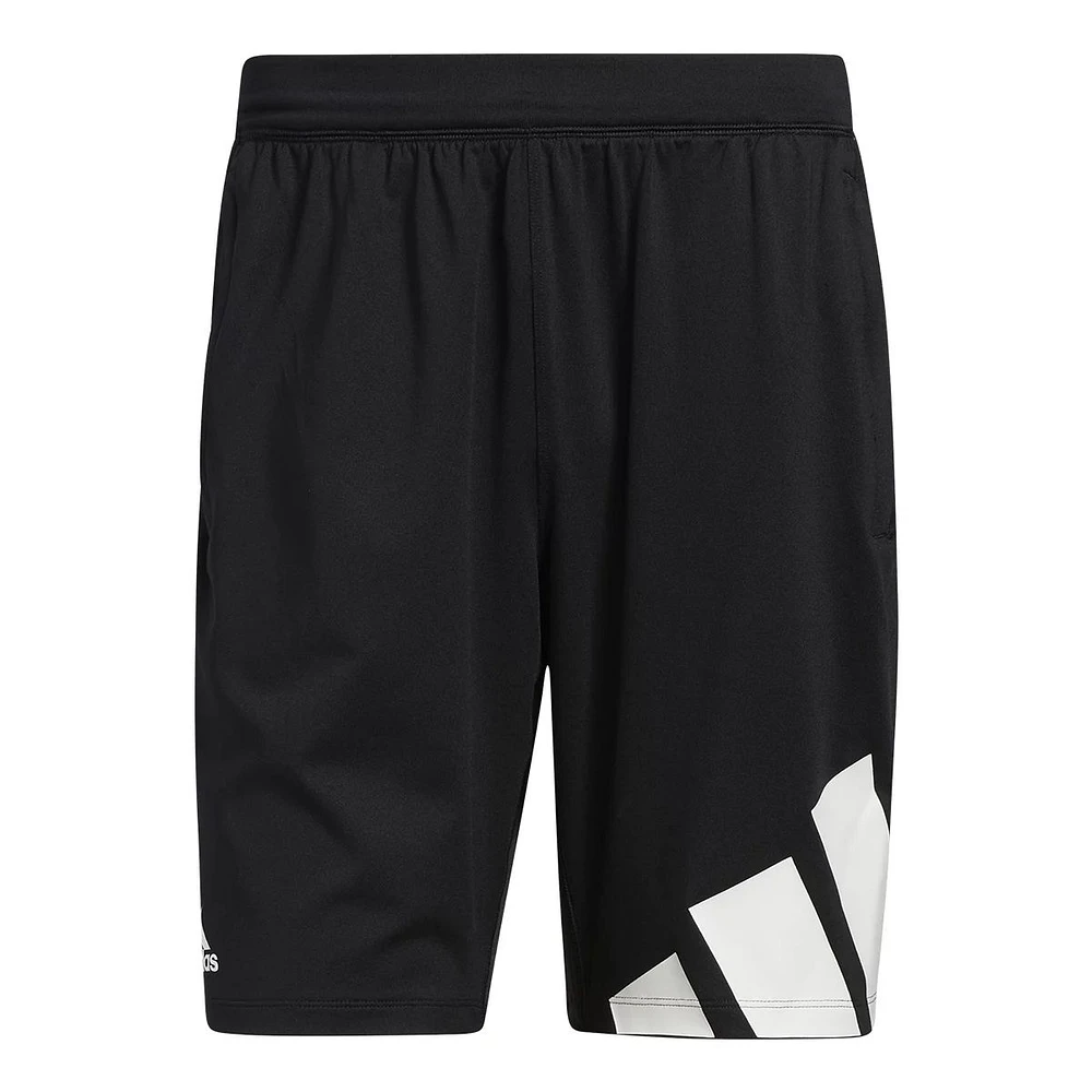 adidas Men's 4KRFT 3-Bar 7” Shorts, Regular Fit, Gym, Drawstring