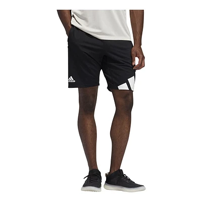 adidas Men's 4KRFT 3-Bar 7” Shorts, Regular Fit, Gym, Drawstring