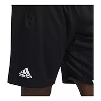 adidas Men's 4KRFT 3-Bar 7” Shorts, Regular Fit, Gym, Drawstring