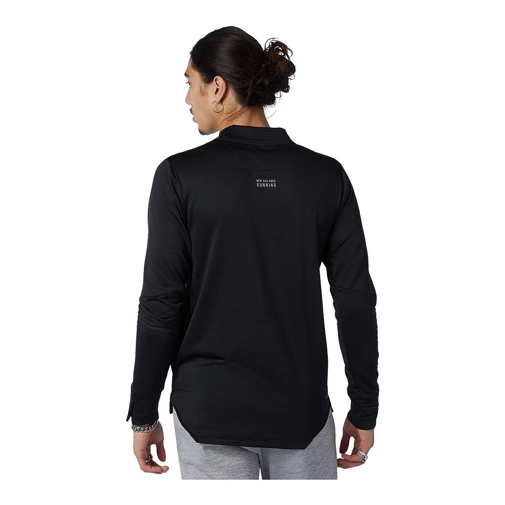 New Balance Men's Impact Run Grid Sweatshirt