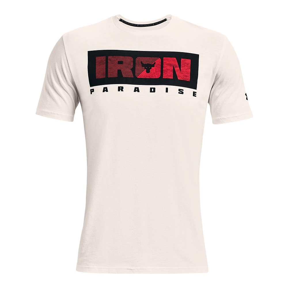 Under Armour Men's Project Rock Iron Paradise T Shirt