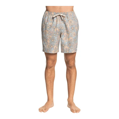 Quiksilver Men's Endless Trip Swim Volley Shorts, 17", 2-Way Stretch