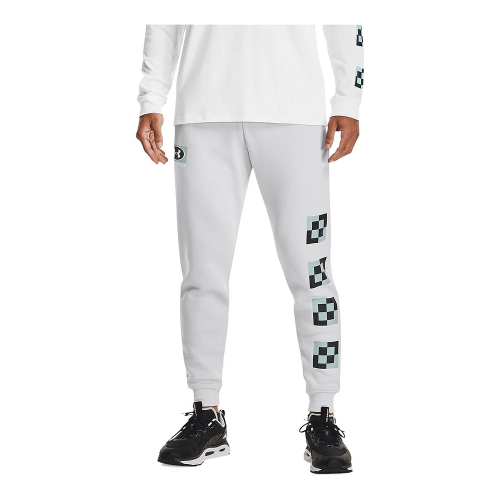 Under Armour Men's Rival Sweatpants, Fleece, Cuffed, Joggers