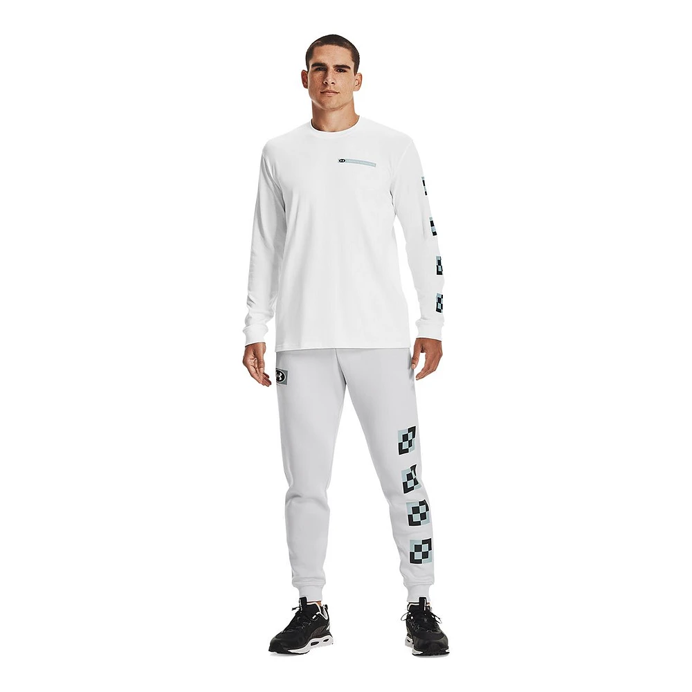 Under Armour Men's Rival Sweatpants, Fleece, Cuffed, Joggers