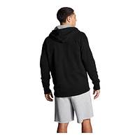 Champion Men's Powerblend Hoodie, Full Zip, Fleece, Drawstring