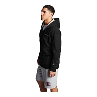 Champion Men's Powerblend Hoodie, Full Zip, Fleece, Drawstring