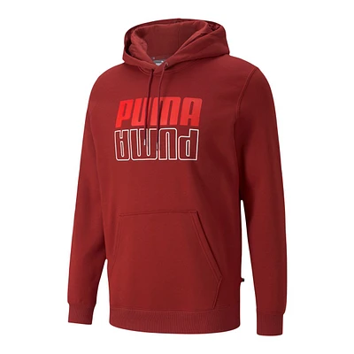 PUMA Men's Power Logo Hoodie, Pullover, Drawstring